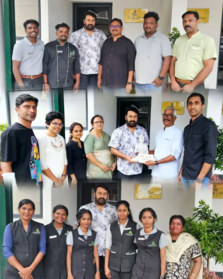 Delighted to welcome the legendary South Indian actor Mohanlal to Wintervale Green Stay, one of the finest resorts in Vagamon. It was a privilege to host him.